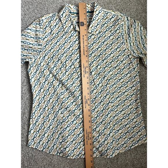 Talbots Shirt Button Collared Equestrian Old Money Wrinkle Resistant Size 14 - Picture 11 of 12